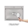 Мойка для кухни интегрированная Lidz Handmade H5845 (LDH5845BRU35384) Brushed Steel 3,0/0,8 мм Купить Мойка для кухни интегрированная Lidz Handmade H5845 (LDH5845BRU35384) Brushed Steel 3,0/0,8 мм в Киеве vannaja.kiev.ua