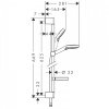 Купить 3 в 1 Hansgrohe 1052019 Набор смесителей для душа Logis Loop однорычажный купить в Киеве хром душевая лейка 100 мм 2 режима в Киеве vannaja.kiev.ua
