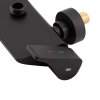 Купить Душевая система с полкой и изливом в ванную Qtap Sloup 51105OGB черная матовая настенная QTSL51105OGB в Киеве vannaja.kiev.ua