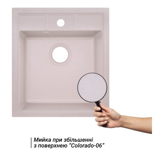 Купити Кухонна мийка Lidz 460х515/200 COL-06 (LIDZCOL06460515200) в Києві vannaja.kiev.ua