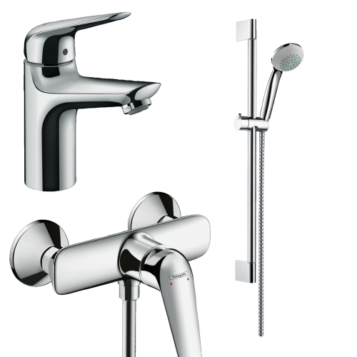 Купить с доставкой hansgrohe 71060112 Набор смесителей для душа 3 в 1 Novus однорычажный душевая лейка 85 мм хром 2 режима Купить Купить с доставкой hansgrohe 71060112 Набор смесителей для душа 3 в 1 Novus однорычажный душевая лейка 85 мм хром 2 режима в Киеве vannaja.kiev.ua