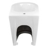 Купить Биде напольное Qtap Stork 560х360х410 White QT15443378W в Киеве vannaja.kiev.ua