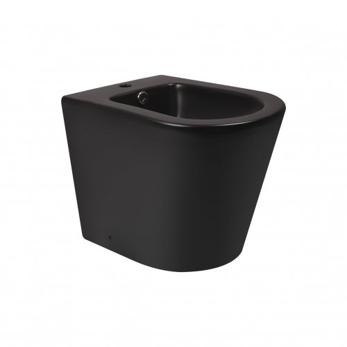 Купити Біде підлогове Qtap Scorpio 530x360x395 Matt black QT14441003CMB в Києві vannaja.kiev.ua