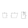 Биде напольное Qtap Tern 550x360x410 White QT1744003CW Купить Биде напольное Qtap Tern 550x360x410 White QT1744003CW в Киеве vannaja.kiev.ua