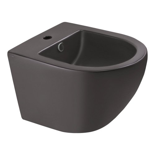 Біде підвісне Qtap Robin 495х370х325 Matt black QT1355046FMB Купити Біде підвісне Qtap Robin 495х370х325 Matt black QT1355046FMB в Києві vannaja.kiev.ua