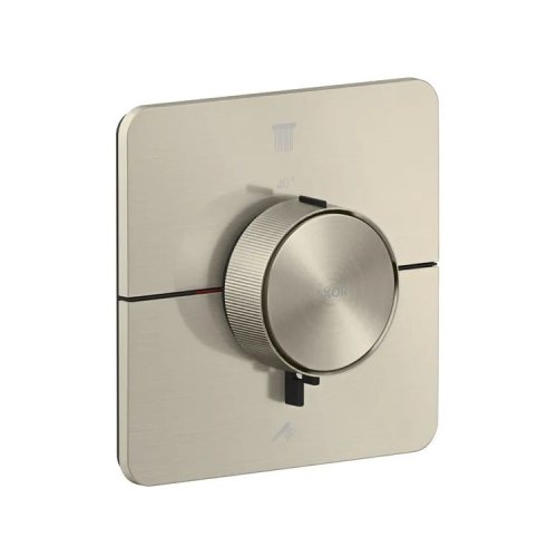 Термостат скрытого монтажа Axor ShowerSelect ID Softsquare на 2 функции, Brushed Nickel (36754820) Купить Термостат скрытого монтажа Axor ShowerSelect ID Softsquare на 2 функции, Brushed Nickel (36754820) в Киеве vannaja.kiev.ua