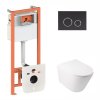 Набор Qtap инсталляция 3 в 1 Nest QT0133M425 с панелью смыва круглой QT0111M11V1146MB + унитаз с сиденьем Swan QT16335178W Купить Набор Qtap инсталляция 3 в 1 Nest QT0133M425 с панелью смыва круглой QT0111M11V1146MB + унитаз с сиденьем Swan QT16335178W в Киеве vannaja.kiev.ua