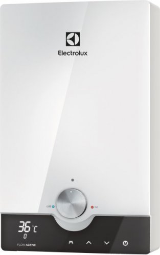 Купити Електричний проточний водонагрівач Electrolux NPX 8 Flow Active нижня підводка білий в Києві vannaja.kiev.ua