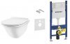 Купити Купити 458.126.00.1 + ONS-WHT-10953BI Комплект інсталяція Geberit Duofix 458.126.00.1 + унітаз підвісний білий Jaquar Ornamix Rimless ONS-WHT-10953BI з сидінням Soft Close в Києві в Києві vannaja.kiev.ua