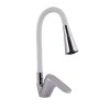 Купить Смеситель для кухни Lidz Tani 008F3 с гибким изливом (k40) LDTAN008F3WCR37037 White / Chrome в Киеве vannaja.kiev.ua