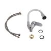 Купить Смеситель для кухни Lidz Tani 008F3 с гибким изливом (k40) LDTAN008F3WCR37037 White / Chrome в Киеве vannaja.kiev.ua