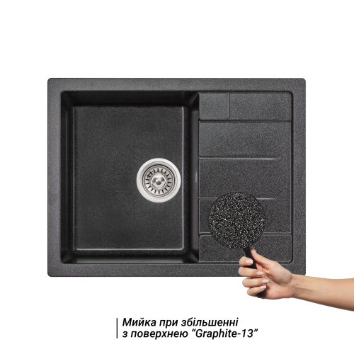 Кухонная мойка Lidz 650x500/200 GRF-13 (LIDZGRF13650500200) Купить Кухонная мойка Lidz 650x500/200 GRF-13 (LIDZGRF13650500200) в Киеве vannaja.kiev.ua