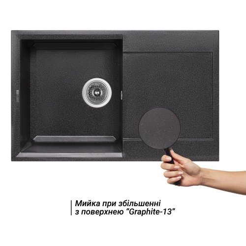 Кухонна мийка Lidz 790x495/230 GRF-13 (LIDZGRF13790495230) Купити Кухонна мийка Lidz 790x495/230 GRF-13 (LIDZGRF13790495230) в Києві vannaja.kiev.ua