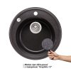 Купить Кухонная мойка Lidz D510/200 GRF-13 (LIDZGRF13D510200) в Киеве vannaja.kiev.ua
