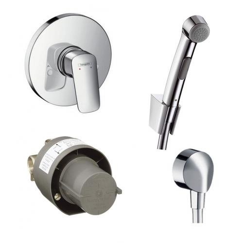 Купить Душевой гарнитур HANSGROHE Logis 1102019 однорычажный хром купить скрытого монтажа в Киеве vannaja.kiev.ua