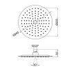 Лейка для верхнего душа Lidz Niagara 125 245 мм округлая LDNIA125CRM37518 Chrome Купить Лейка для верхнего душа Lidz Niagara 125 245 мм округлая LDNIA125CRM37518 Chrome в Киеве vannaja.kiev.ua