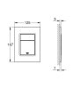 Купить Клавиша смыва S-размер Grohe Skate Cosmopolitan S 37535000 в Киеве vannaja.kiev.ua