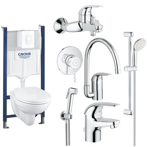 Большой набор для дома Grohe Mega Bundle 39117MB0 Купить Большой набор для дома Grohe Mega Bundle 39117MB0 в Киеве vannaja.kiev.ua