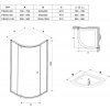 Купити Ravak Pivot PSKK3-100 376AA100Z1 Душова Кабіна 100х100 Київ Білий + Transparent з орними дверима в Києві vannaja.kiev.ua
