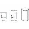 Купити Ravak Pivot PSKK3-100 376AA100Z1 Душова Кабіна 100х100 Київ Білий + Transparent з орними дверима в Києві vannaja.kiev.ua