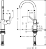 Купить Смеситель для раковины Hansgrohe Talis (32084000) в Киеве vannaja.kiev.ua