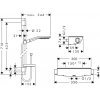 Купить Душевой комплект Hansgrohe 27036 Select 27036000 в Киеве vannaja.kiev.ua