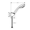 Купить Душевой набор Hansgrohe Crometta 85 Multi/ Porter’C 1.25 (27568000) в Киеве vannaja.kiev.ua