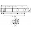 Термостат Hansgrohe 15356 RainSelect 15356000 з тримачем для душу, на три споживача термостат з кнопками для керування душ лійками Купити Термостат Hansgrohe 15356 RainSelect 15356000 з тримачем для душу, на три споживача термостат з кнопками для керування душ лійками в Києві vannaja.kiev.ua