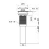 Донный клапан для раковины Qtap PU02 70х70х227.5 белый Pop-up без перелива White Купить Донный клапан для раковины Qtap PU02 70х70х227.5 белый Pop-up без перелива White в Киеве vannaja.kiev.ua