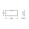 Купити Полиця для ванної кімнати Grohe Grohtherm Cube 18700000 в Києві vannaja.kiev.ua