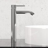 Высокий смеситель с донным клапаном Deante BGA 021K Alpinia BGA021K