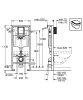 Купить Инсталляция для унитаза Grohe Rapid SL 38536001 подвесного встроенная, с верхней планкой в Киеве vannaja.kiev.ua