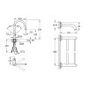 Набор Grohe смеситель для кухни с выдвижным изливом Minta 32321DC2 + полотенцедержатель Essentials Authentic 40654001 Купить Набор Grohe смеситель для кухни с выдвижным изливом Minta 32321DC2 + полотенцедержатель Essentials Authentic 40654001 в Киеве vannaja.kiev.ua