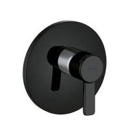 Black Kludi 389253976 Внешняя часть смесителя для душа Bozz черный матовый однорычажный купить