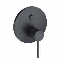 Черные большие лейки Kludi 6433087 A-QA 6433087-00 Душ встраиваемый в потолок