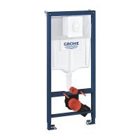 черная матовая Кнопка смыва унитаза Grohe Even 38966KF0 black гроэ эвэн