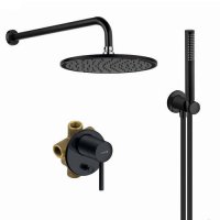 на пол унитаз Компакт Qtap Presto унитаз с бачком безободковый QT24221217AW напольный нижний подвод сиденья Slim Soft-close бачок 3/6