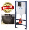 черная матовая инсталляция с унитазом Grohe 38811KF0 + 3020155B Acqua безободковый туалет с тонкой сиухой soft-close quickfix черный матовый Купить черная матовая инсталляция с унитазом Grohe 38811KF0 + 3020155B Acqua безободковый туалет с тонкой сиухой soft-close quickfix черный матовый в Киеве vannaja.kiev.ua
