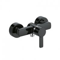 Black Kludi 389253976 Внешняя часть смесителя для душа Bozz черный матовый однорычажный купить