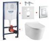 Купить Купить в Киеве 38772001 + 3220147 Комплект инсталляции Grohe Rapid SL 38772001 с унитазом Project 3220147 белый безободковый Clean Pro с сиденьем soft close  в Киеве vannaja.kiev.ua