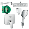 Душевая система скрытого монтажа Hansgrohe 23745000 Croma хром купить на 2 потребителя верхний душ 280 мм Купить Душевая система скрытого монтажа Hansgrohe 23745000 Croma хром купить на 2 потребителя верхний душ 280 мм в Киеве vannaja.kiev.ua