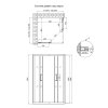 Купити Душова кабіна Qtap Taurus CRM1011SC6 100x100 см, скло Clear 6 мм, покриття CalcLess без піддона в Києві vannaja.kiev.ua