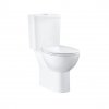 Купить 39347000 туалет Grohe купить напольный унитаз Bau Ceramic 39347 с внешним бачком глянцевая белая керамика в Киеве vannaja.kiev.ua