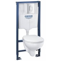 горизонтальная кнопка grohe панель смыва для унитаза Grohe Arena Cosmopolitan 38858000 инсталляции, хром