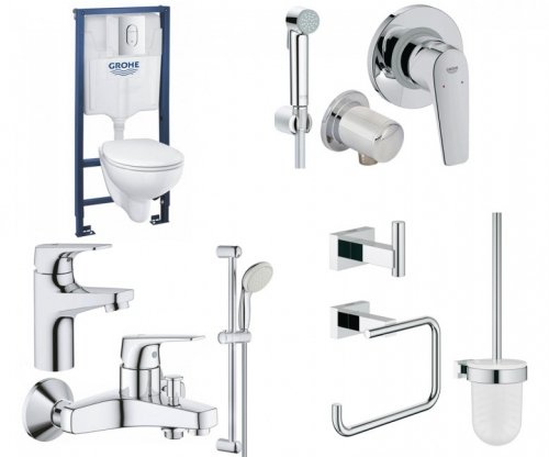 Купити Готові комплекти для ванних кімнат Grohe Mega Bundle 39418MB1 в Києві vannaja.kiev.ua