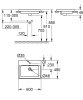 Вбудована раковина 60 Grohe Cube Ceramic 3947900H Купити Вбудована раковина 60 Grohe Cube Ceramic 3947900H в Києві vannaja.kiev.ua