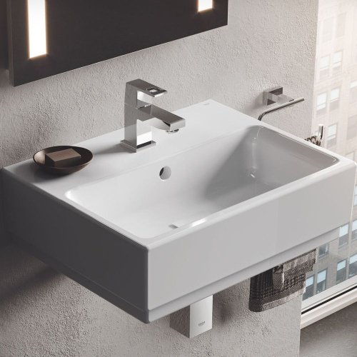Умивальник підвісний Grohe Cube Ceramic 455х350 мм, білий (3948300H) Купити Умивальник підвісний Grohe Cube Ceramic 455х350 мм, білий (3948300H) в Києві vannaja.kiev.ua
