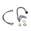 Купить Смеситель для кухни Lidz Tani 008F3 с гибким изливом (k40) LDTAN008F3GCR39507 Grey / Chrome в Киеве vannaja.kiev.ua