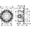 Душевая система скрытого монтажа Hansgrohe 23745000 Croma хром купить на 2 потребителя верхний душ 280 мм Купить Душевая система скрытого монтажа Hansgrohe 23745000 Croma хром купить на 2 потребителя верхний душ 280 мм в Киеве vannaja.kiev.ua