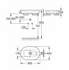 Раковина на столешницу 60x40 см Grohe 3960800H Essence 3960800 с керамическим сливным гарнитуром Купить Раковина на столешницу 60x40 см Grohe 3960800H Essence 3960800 с керамическим сливным гарнитуром в Киеве vannaja.kiev.ua